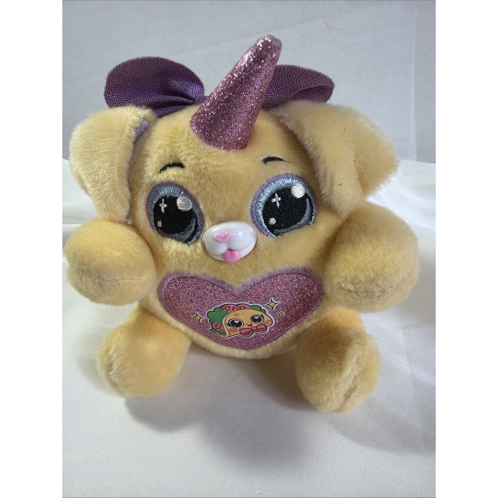 4.5" Rainbocorns Puppycorn Surprise Sandy Plush Glitter Sparkle Bow Taco Series